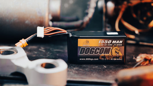 DOGCOM 1550mAh 4S 14.8V 150C Lipo Battery